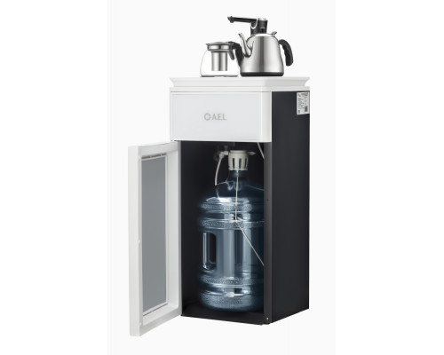 Кулер с чайным столиком Тиабар LD-AEL-51a white/black Кулер с чайным столиком Тиабар LD-AEL-51a white/black