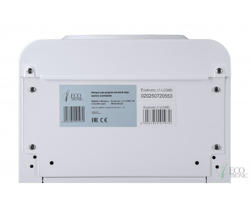 Раздатчик воды Ecotronic J1-LCWD XS без нагрева и охлаждения Раздатчик воды Ecotronic J1-LCWD XS без нагрева и охлаждения