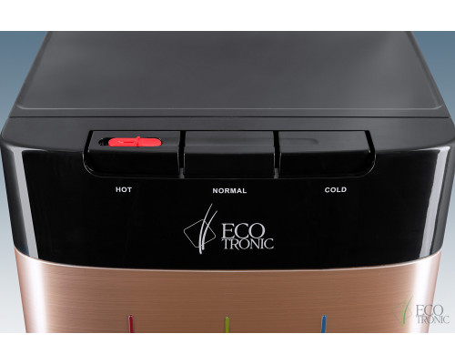 Кулер с нижней загрузкой бутыли Ecotronic M30-LXE black+gold Кулер с нижней загрузкой бутыли Ecotronic M30-LXE black+gold