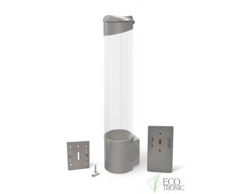 Держ.стаканов на магните и на шурупах Ecotronic (серый) 1*24 Держ.стаканов на магните и на шурупах Ecotronic (серый) 1*24