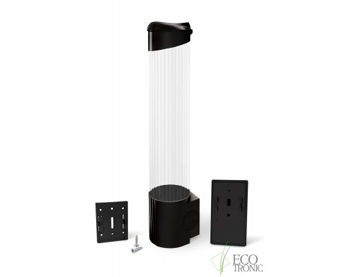 Держ.стаканов на магните и на шурупах Ecotronic (черный) 1*24 Держ.стаканов на магните и на шурупах Ecotronic (черный) 1*24
