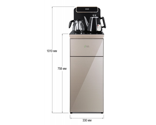 Кулер с чайным столиком Тиабар Ecotronic TB10-LNR gold Кулер с чайным столиком Тиабар Ecotronic TB10-LNR gold