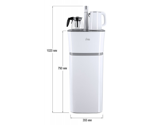 Кулер с чайным столиком Тиабар Ecotronic TB11-LE white Кулер с чайным столиком Тиабар Ecotronic TB11-LE white
